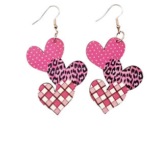 NWT HEART PINK Earrings